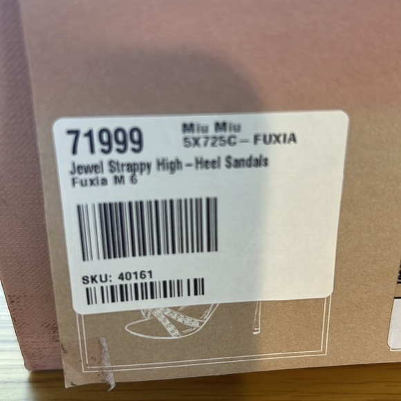 Miu Miu Women's Jewel Strappy High-Heel Sandals size 6 - Picture 14 of 16